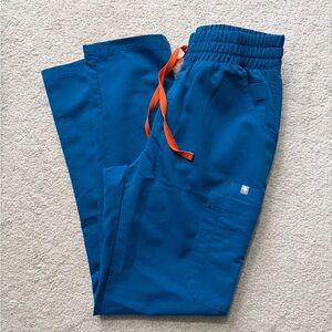 Figs Alps Blue High Waisted Yola XS